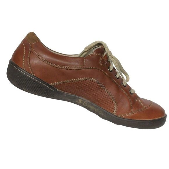 Clarks Privo Mens Brown Leather Oxford Shoes Size 8.5 M main image 6